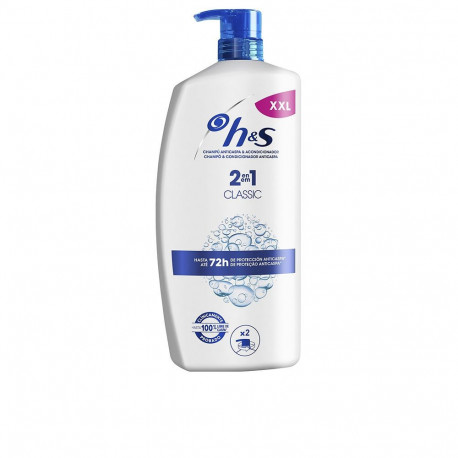 HEAD & SHOULDERS H&S CLÁSICO champú anticaspa y acondicionador 2en1 dosificador 1000 ml