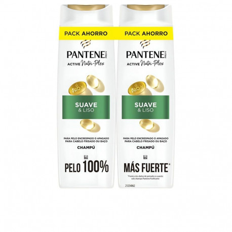 PANTENE SUAVE Y LISO CHAMPÚ LOTE 2 x 325 ml