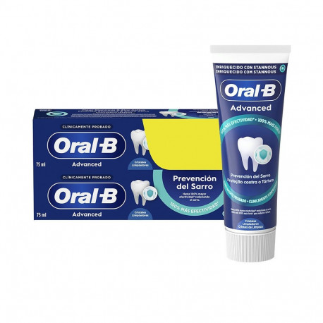 ORAL-B PREVENCION SARRO pasta dentífrica 2 x 75 ml
