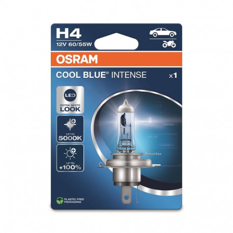 CAR LIGHT BLUE INTENSE 60/55W 12V H4