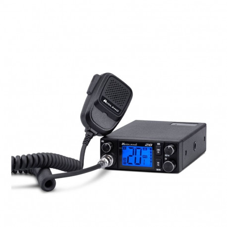 Midland 18 CB mobile radio, multistandard 4W, 12/24V