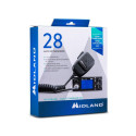 Midland 28 CB mobile radio, multistandard 4W, 12/24V