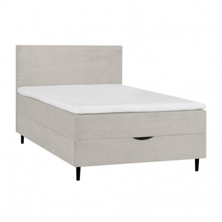 Continental bed LAARA 120x200cm, beige