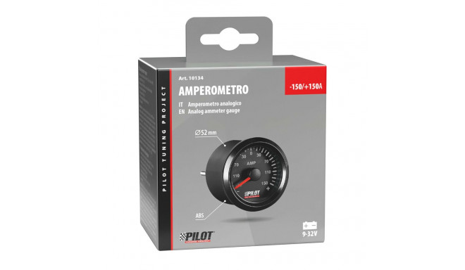 Ampermeeter 52cm, must