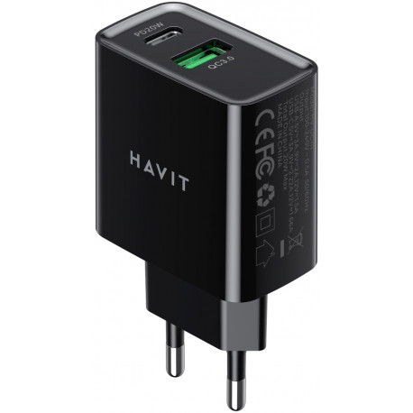 Havit laadija USB/USB-C UC111 20W