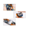 Braided Fabric Strap Bracelet Strap Fabric Band for Apple Watch 38 / 40 / 41 mm - Multicolor