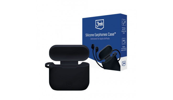 3mk Silicone AirPods Case for Apple AirPods 3rd gen. - black