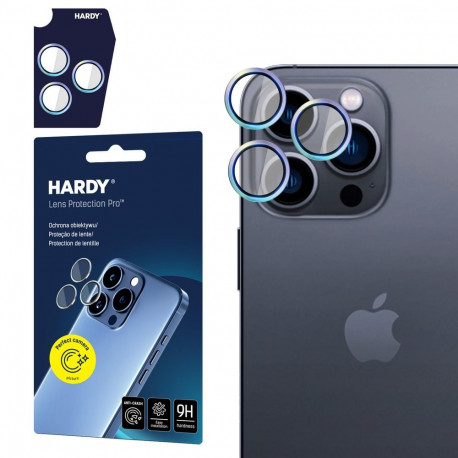 3mk HARDY Lens Protection Pro Glass for Apple iPhone 16 Pro / 16 Pro Max - Multicolor
