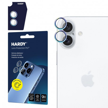 3mk HARDY Lens Protection Pro Glass for Apple iPhone 16 / 16 Plus - Multicolor