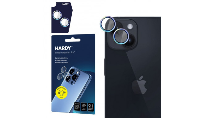 3mk HARDY Lens Protection Pro Glass for Apple iPhone 15 / 15 Plus - Multicolor