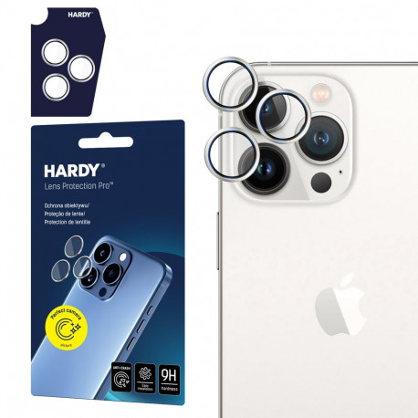 3mk HARDY Lens Protection Pro Glass for Apple iPhone 15 Pro Max - White
