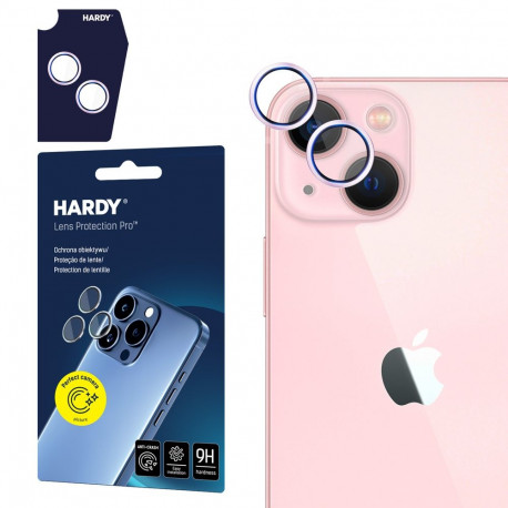 3mk HARDY Lens Protection Pro Glass for Apple iPhone 15 / 15 Plus - Pink