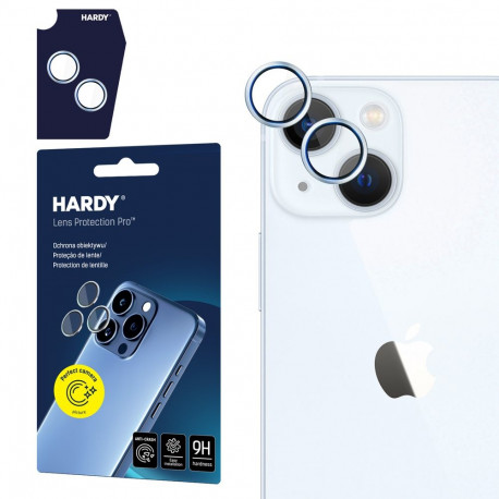 3mk HARDY Lens Protection Pro Glass for Apple iPhone 15 / 15 Plus - Blue