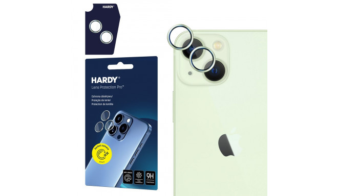 3mk HARDY Lens Protection Pro Glass for Apple iPhone 15 / 15 Plus - Green