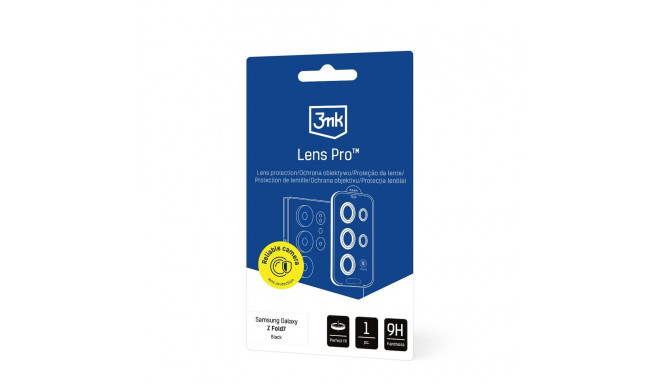 3mk Lens Protection Pro Camera Glass for Samsung Galaxy Z Fold 7 - Black