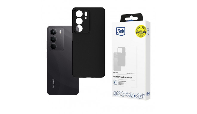 3mk Matt Case for Realme C75 - Black