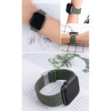 Braided Fabric Strap Bracelet Strap Fabric Band for Apple Watch 42 / 44 / 45 / 49 mm - Multicolor