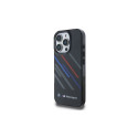 BMW Motosport IML Random Stripes iPhone 16 Pro Max Case - Black
