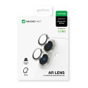 AmazingThing AR Aluminum 2 Lens Glass with Camera Lens Frame for iPhone 16 / 16 Plus - White