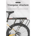 Rockbros 33210004001 bicycle rack with shelf - black