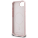 Karl Lagerfeld Silicone Karl&Choupette Heads MagSafe iPhone 16e Case - Pink
