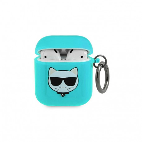 Karl Lagerfeld Choupette Case for AirPods 1/2 - Blue