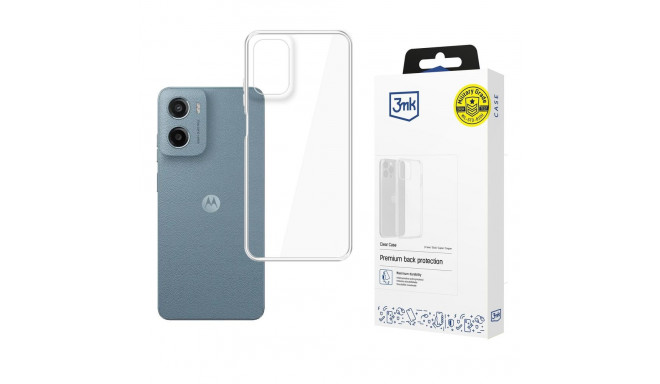 3mk Clear Case for Motorola Moto G05 / E15 G4 - transparent