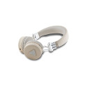 Guess Bluetooth on-ear headphones ENC GUBH70PGTSPSE beige/beige Grained Classic Round Shape
