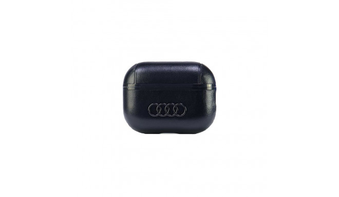 Audi Leather Big Logo AirPods Pro 2 cover black/black AU-APP2-GT/D3-BK