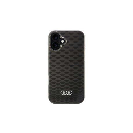 Audi IML Stitching Pattern MagSafe iPhone 16 Plus 6.7" black/black hardcase AU-IMLMIP16M-Q5/D3-BK
