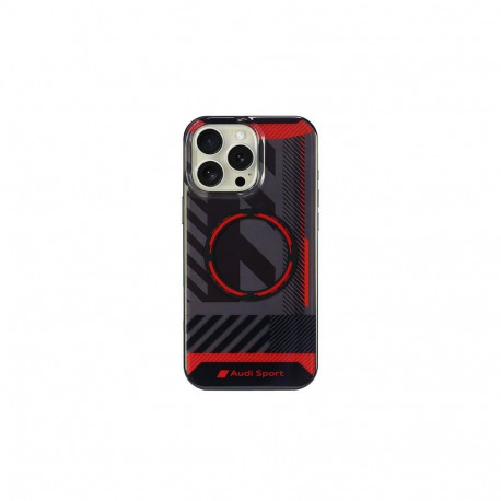 Audi IML Sport MagSafe iPhone 16 Pro Max 6.9" black/black hardcase AUS-IMLMIP16PM-RSQ/D2-BK