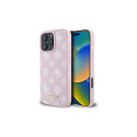 Guess Peony Script MagSafe iPhone 16 Pro Max Case - Pink