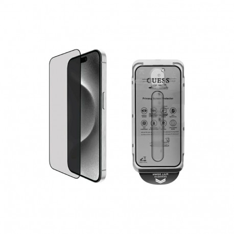 Guess Screen Protector Privacy 2.5D Outline tempered glass for iPhone 16