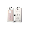 Karl Lagerfeld 3D Rubber Glitter Logo case for iPhone 15 Pro Max - pink Karl Lagerfeld 3D Rubber Glitter Logo case for iPhone 15 Pro Max - pink