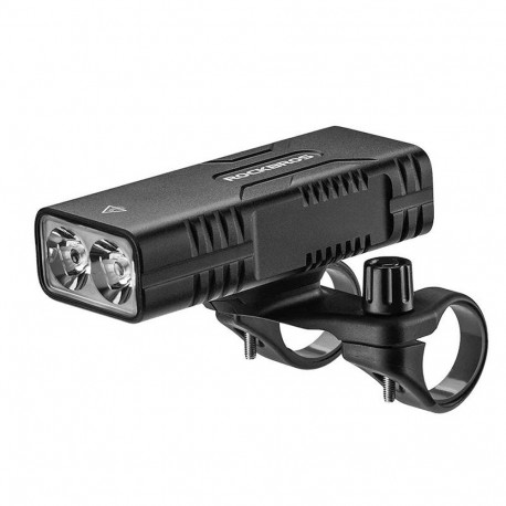 Rockbros 24310002001 850 lm bike light with power bank function + USB-C - USB-A cable - black