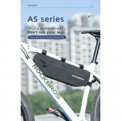 Rockbros AS-043 bicycle bag with Velcro 3l - black