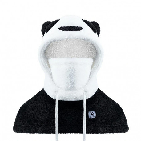 Qunature Panda Ski Balaclava for Kids/Adults Size M - Black/White