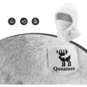Qunature Arctic Velvet Ski Balaclava Size L - White