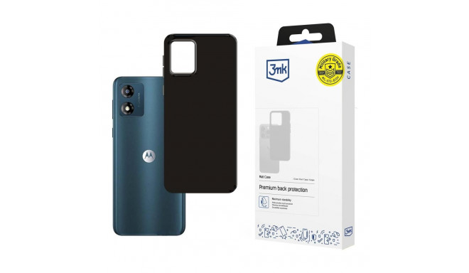 3mk Matt Case for Motorola Moto E13 - Black