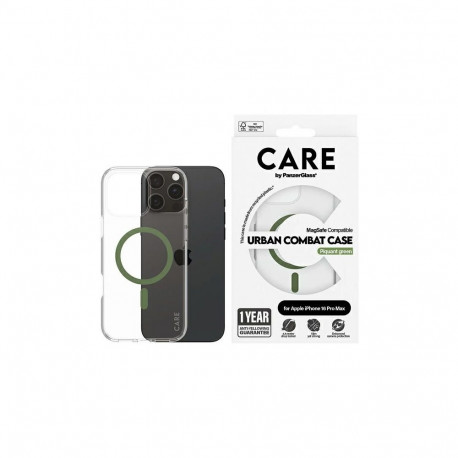 CARE by PanzerGlass Flagship Case iPhone 16 Pro Max 6.9" green/green MagSafe 1372
