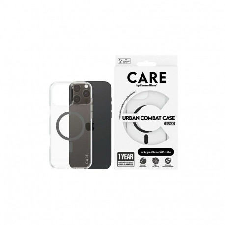 CARE by PanzerGlass Flagship Case iPhone 16 Pro Max 6.9" black/black MagSafe 1348
