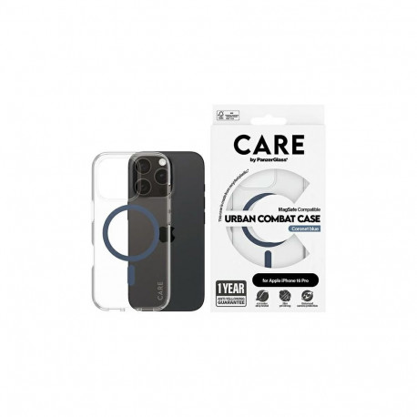CARE by PanzerGlass Flagship Case iPhone 16 Pro 6.3" blue/blue MagSafe 1366