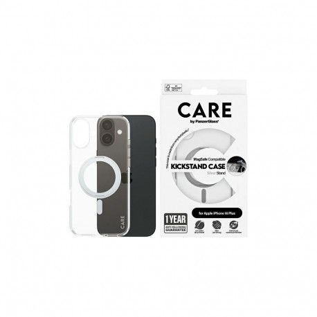 CARE by PanzerGlass Feature Kickstand Case iPhone 16 Plus 6.7" silver/silver MagSafe 1327