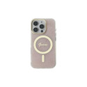Guess IML 4G MagSafe Case for iPhone 16 Pro Max - Pink