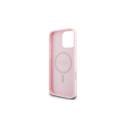 Guess Grained Ring MagSafe iPhone 16 Pro Case - Pink