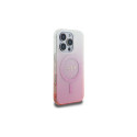 Guess IML Glitter Gradient MagSafe Case for iPhone 16 Pro - Pink