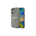 Guess IML Heart Case for iPhone 16 Plus - Black