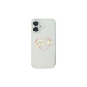Guess IML Heart Case for iPhone 16 plus - Transparent