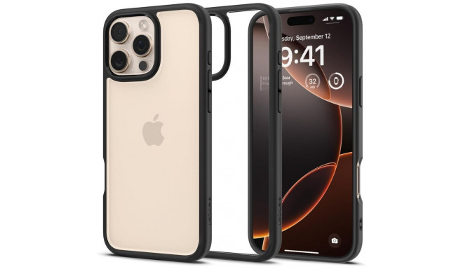 Spigen Ultra Hybrid Case for iPhone 16 Pro Max - Matte Black