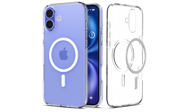 Spigen Liquid Crystal Mag Case with MagSafe for iPhone 16 - Clear